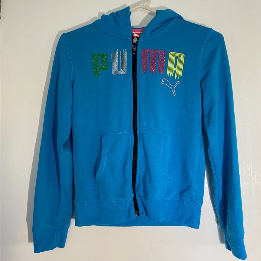 puma tween/ kid girls hooded jacket